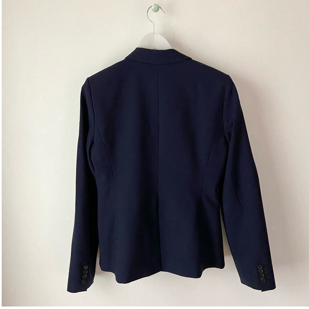 J. Crew Tollegno 1900 Wool Jacket NAVY 14T - Picture 2 of 9